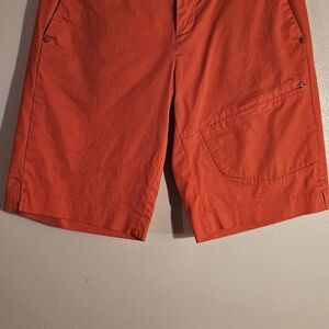 Ralph Lauren Orange Cargo-Style Bermuda Shorts